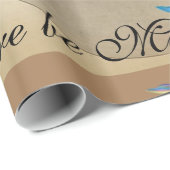 光沢ラッピング紙、音楽ビクトリアンフローラ ラッピングペーパー (ロールコーナー)