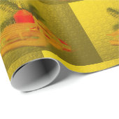 ，光沢ラユニークッピング紙,カラフル,フェスティバル, ラッピングペーパー (ロールコーナー)