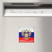 光沢ロシアの旗 マグネット (インサイチュ (食洗機))