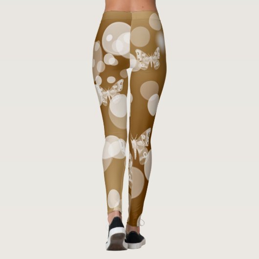 光沢人気がある レギンス (裏面)