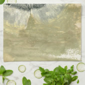 光沢感のあるヘッド抽象芸術 キッチンタオル (折り畳み)