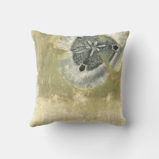 光沢感のあるヘッド抽象芸術 クッション (裏面)