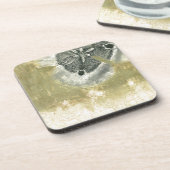 光沢感のあるヘッド抽象芸術 コースター (左側)