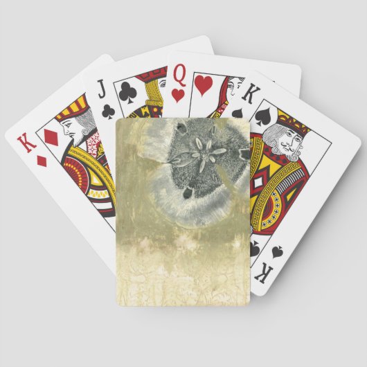 光沢感のあるヘッド抽象芸術 トランプ (裏面)