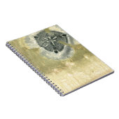 光沢感のあるヘッド抽象芸術 ノートブック (右側)