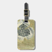 光沢感のあるヘッド抽象芸術 ラゲッジタグ (正面縦)