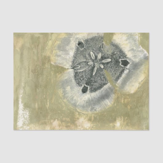 光沢感のあるヘッド抽象芸術 薄葉紙 (正面)