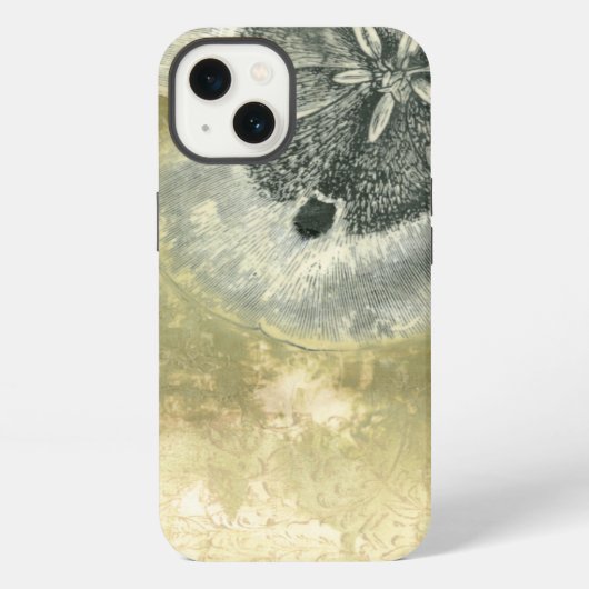 光沢感のあるヘッド抽象芸術 iPhoneケース (裏面)