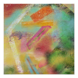 光沢抽象芸術ポスター ポスター