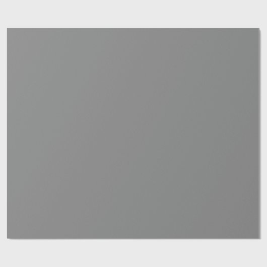 光沢無地のダークグレーラッピング紙 ラッピングペーパー (フラット)