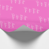 光沢誕生日ラッピング紙 ラッピングペーパー (角)