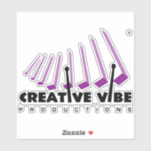 光沢透明CVPステッカー シール (シート)