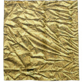 光沢金ゴールド箔 シャワーカーテン (正面)