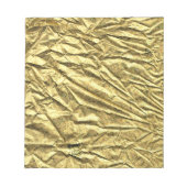 光沢金ゴールド箔 ノートパッド (正面)