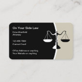 光沢高品質弁護士名刺 名刺 (正面)