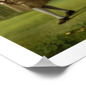 光沢、新郎によって保持, c.1760-62 (キャンバス上の油) ポスター (角)