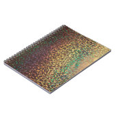 光沢，紙吹雪,数々の色，金ゴールド，銀， c ノートブック (左側)