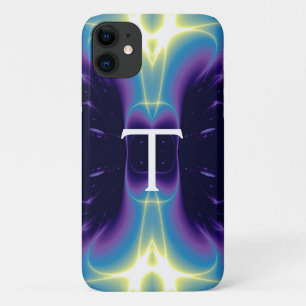光波モノグラム紫バイオレットブルー iPhone 11 ケース