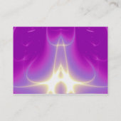 光波、紫、紫、白 名刺 (裏面)