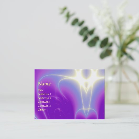 光波、紫、紫、白 名刺 (スタンド正面)