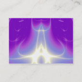 光波、紫、紫、白 名刺 (裏面)