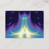 光波，紫，紫，青，白 名刺 (裏面)