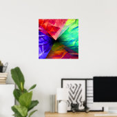 光源のジオメトリ ポスター (ホームオフィス)