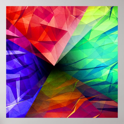 光源のジオメトリ ポスター (正面)