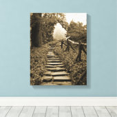 光源への経路 キャンバスプリント (インサイチュ (ウッドフロア))