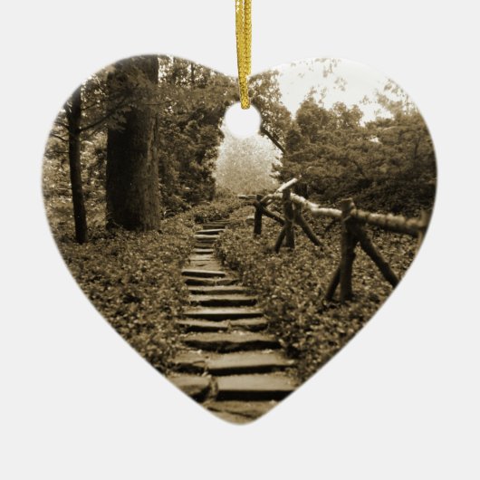 光源への経路 セラミックオーナメント (正面)