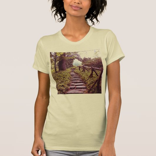 光源への経路 Tシャツ (正面)