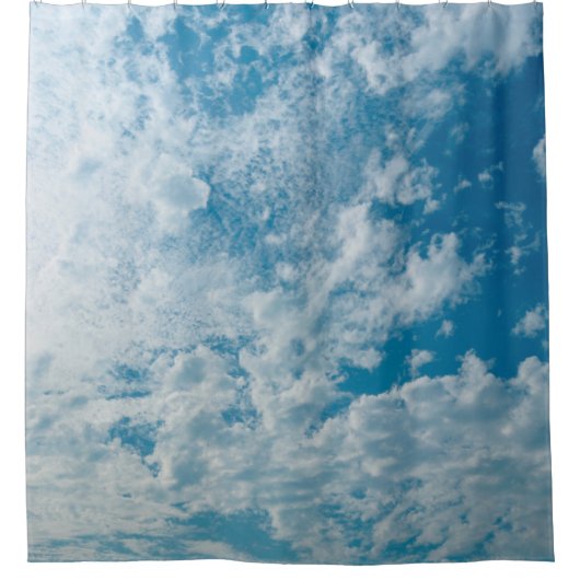 光澄んが通過した日の空 シャワーカーテン (正面)