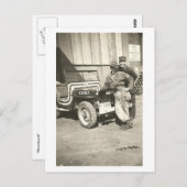 光爆弾！ヴィンテージ1940の写真はがき ポストカード (正面/裏面)