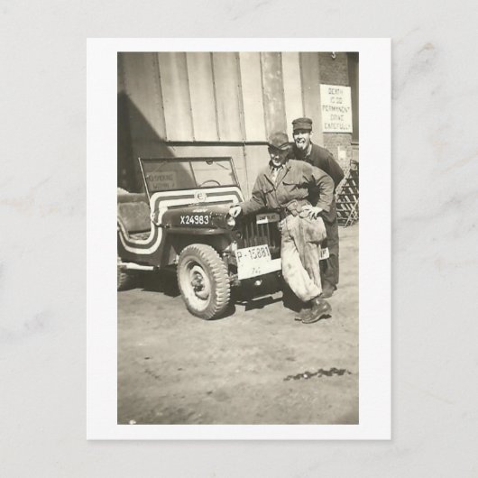 光爆弾！ヴィンテージ1940の写真はがき ポストカード (正面)