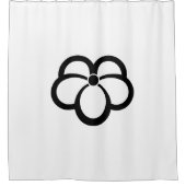 光琳スタイルの蔦 シャワーカーテン (正面)