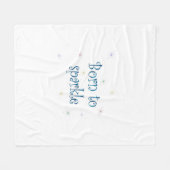 光生まれる フリースブランケット (正面(横))