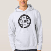 光生まれ色のナースフード付きスウェットシャツ パーカ (正面)