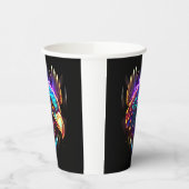 光白熱［赤熱］光を放つの芸術的鷲 紙コップ (左)