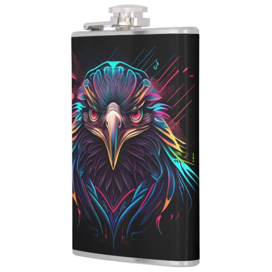 光白熱［赤熱］光を放つるネオンイーグル芸術的 フラスク (左)