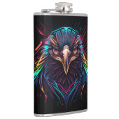 光白熱［赤熱］光を放つるネオンイーグル芸術的 フラスク (右)