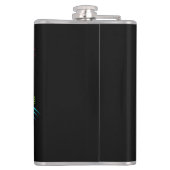 光白熱［赤熱］光を放つるネオンイーグル芸術的 フラスク (裏面)