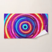 光白熱［赤熱］光を放つ渦 バスタオルセット (ハンドタオル)