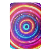 光白熱［赤熱］光を放つ渦 バスマット (正面縦)