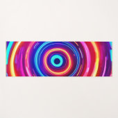 光白熱［赤熱］光を放つ渦 ヨガマット (正面(横))