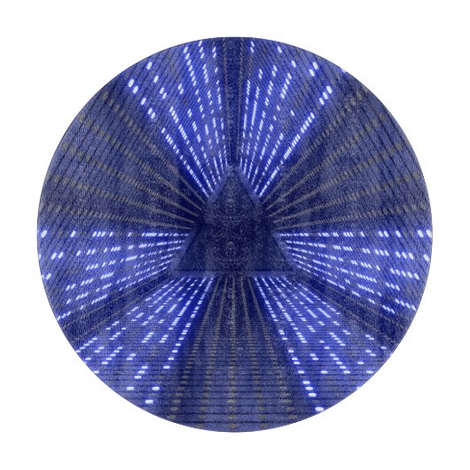 光白熱［赤熱］光を放つ灯 カッティングボード (正面)