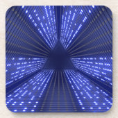 光白熱［赤熱］光を放つ灯 コースター (正面)