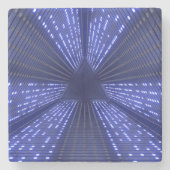 光白熱［赤熱］光を放つ灯 ストーンコースター (正面)