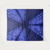 光白熱［赤熱］光を放つ灯 タペストリー (正面(横))