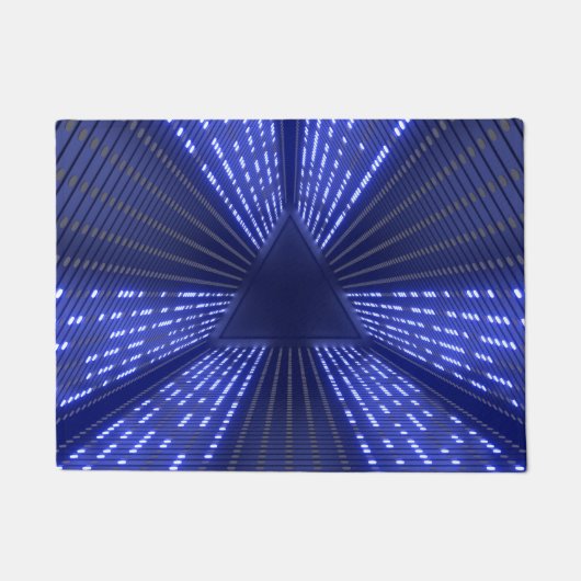 光白熱［赤熱］光を放つ灯 ドアマット (正面)