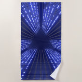 光白熱［赤熱］光を放つ灯 ビーチタオル (正面)